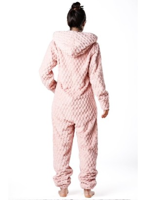 Light Pink - FLUFFY TEDDY- Lazzzy® Premium Jumpsuit