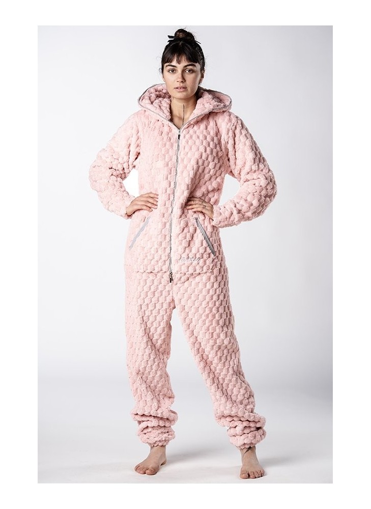 Light Pink - FLUFFY TEDDY- Lazzzy® Premium Jumpsuit