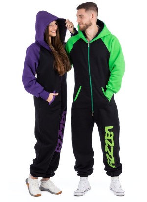 Black Purple - DUO - Lazzzy® Premium Jumpsuit