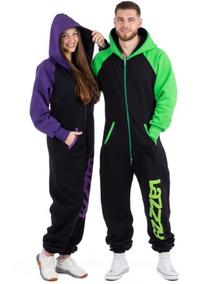 Black Purple - DUO - Lazzzy® Premium Jumpsuit