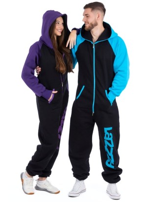 Black Purple - DUO - Lazzzy® Premium Jumpsuit